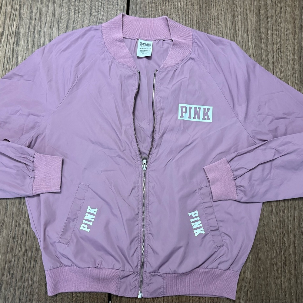 PINK Victoria's Secret Pink Bomber Jacket Lightweight Casual size xs